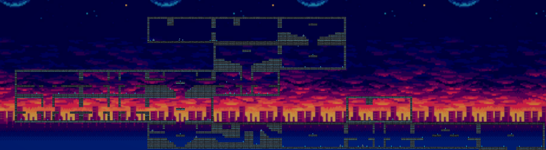 Procedurally generated dungeon layout