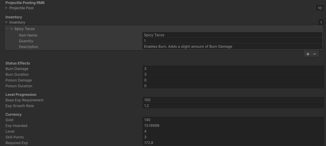 Upgrade selection screen