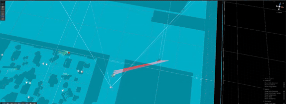 Enemy behaviour demonstration